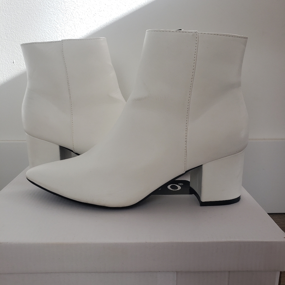 White Chunky Boots